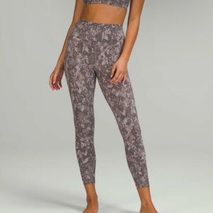 Lululemon size 20 Align High-Rise Pant 25" Hideaway Camo Lunar Rock Multi